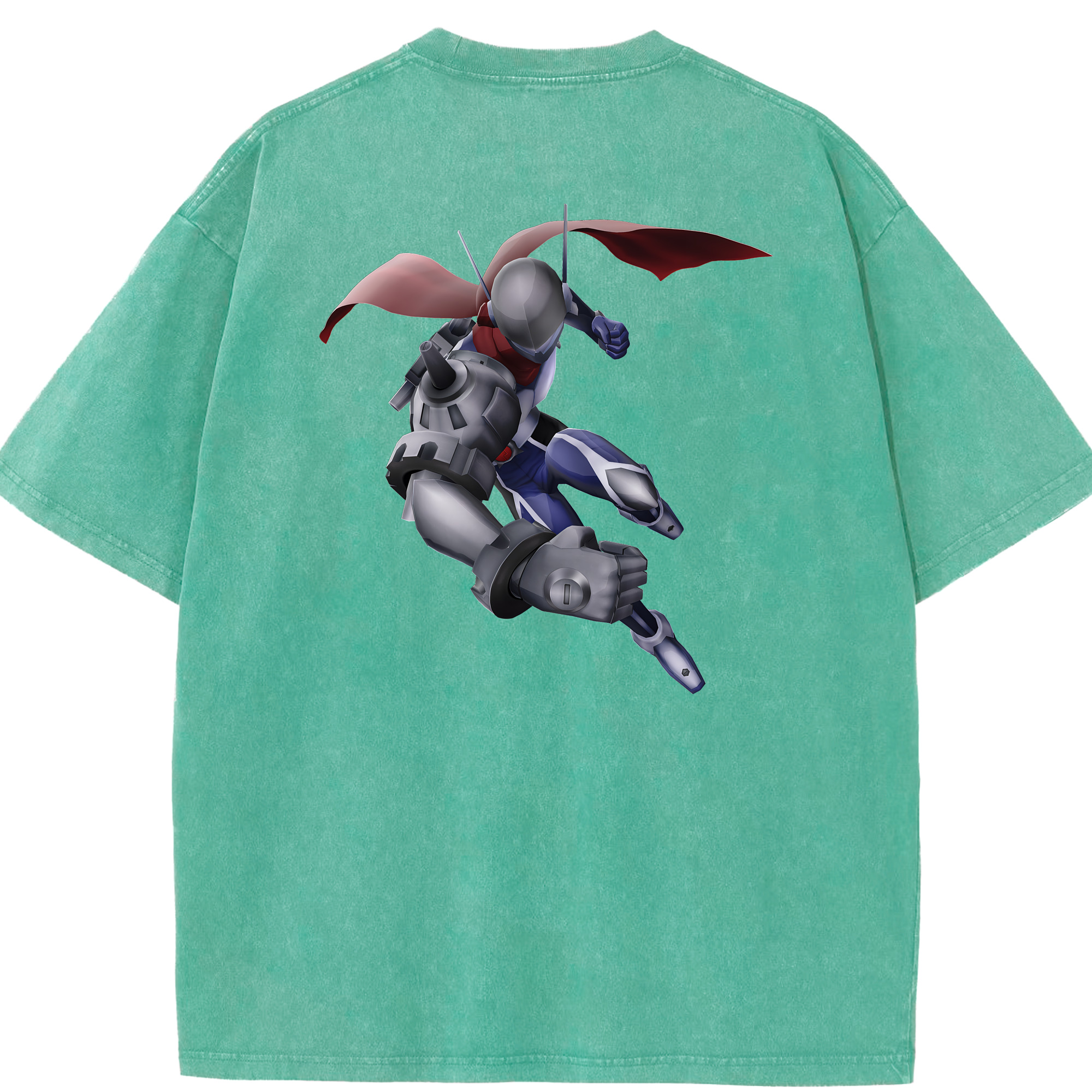 （画像用） Digimon デジタルモンスター/デジモン 綿100% ヴィンテージ風 半袖Tシャツ（背面プリント）